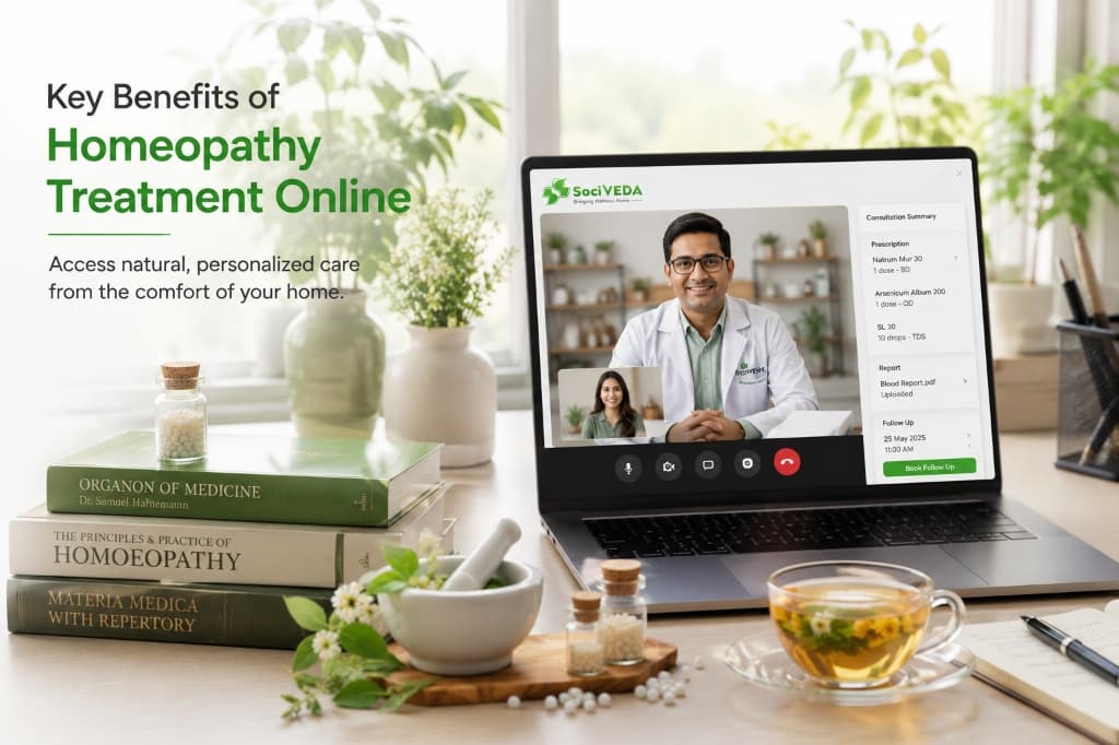Featured image for Key Benefits of Homeopathy Treatment Online